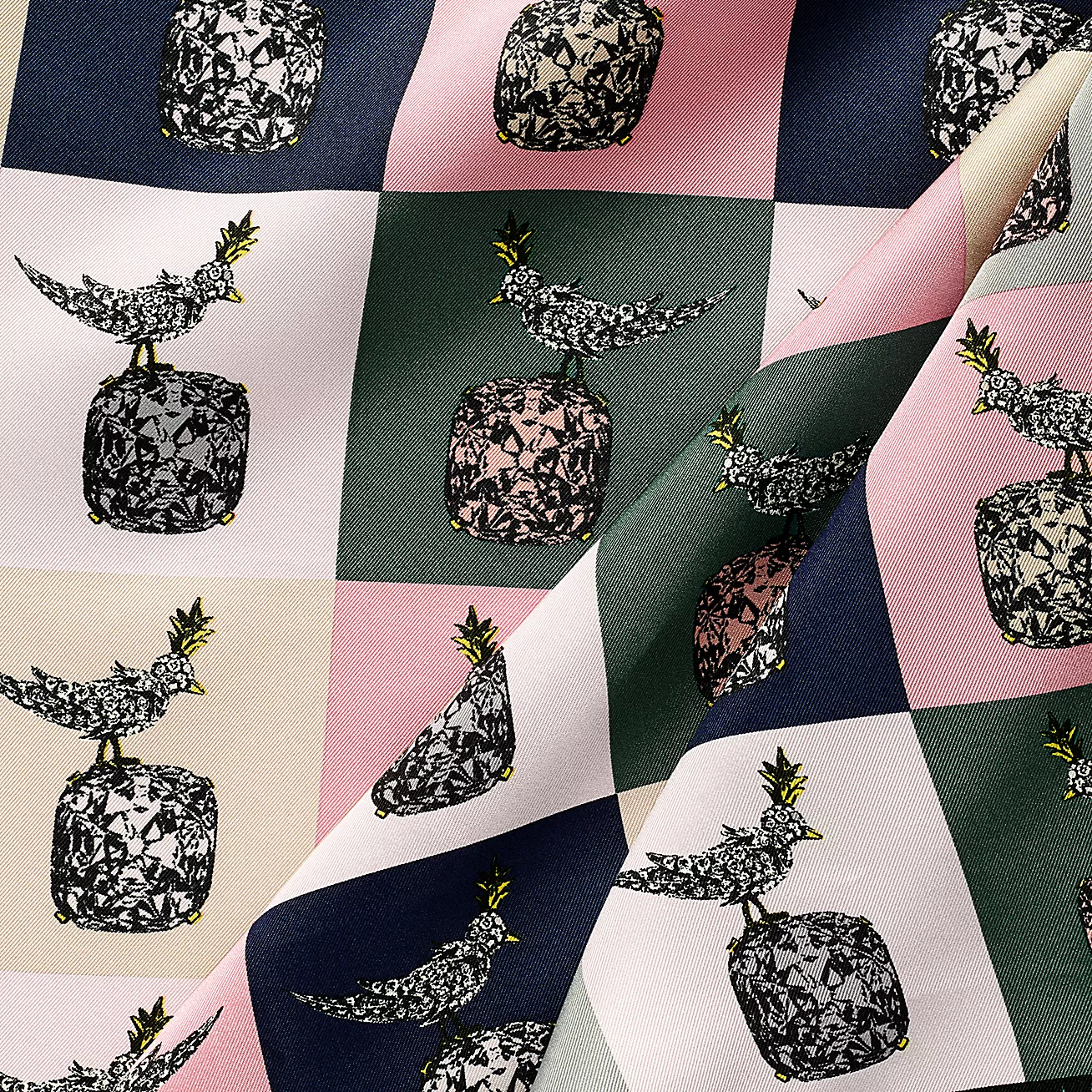 Платок Tiffany & Co Bird on a Rock