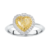 Подвеска - трансформер с бриллиантами Fancy Yellow 2.04 ct.
