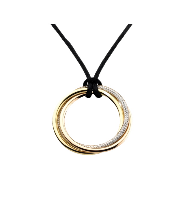 Подвеска с бриллиантами Cartier Trinity
