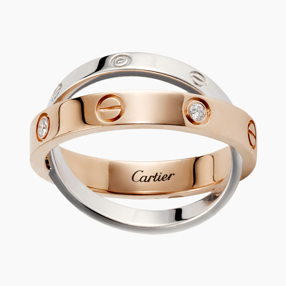 КОЛЬЦО С БРИЛЛИАНТАМИ CARTIER LOVE