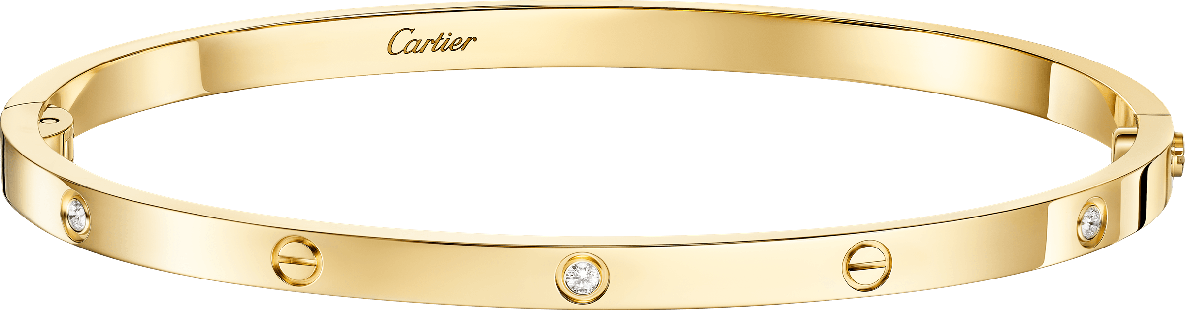 CARTIER LOVE BRACELET SMALL MODEL 6 DIAMONDS