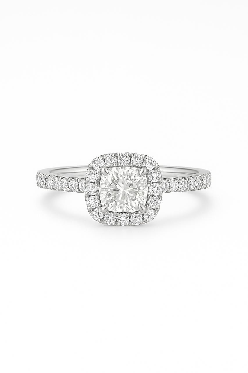 КОЛЬЦО С БРИЛЛИАНТАМИ 1.05 CT