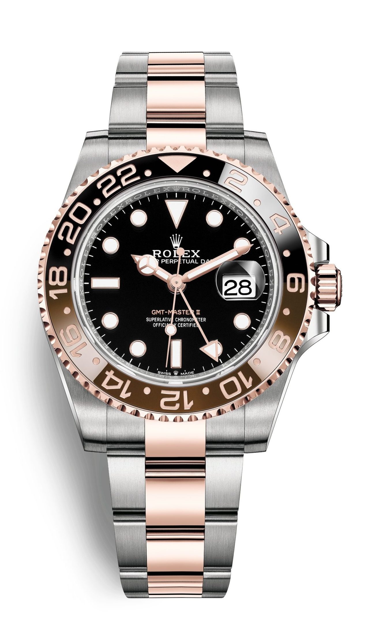 Rolex GMT Master II 40mm Steel and Everose Gold 'Root Beer'