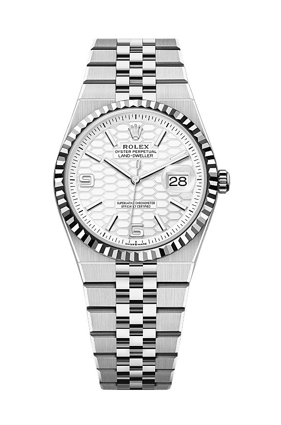 Rolex Land-Dweller Land-dweller 36mm Steel and White Gold