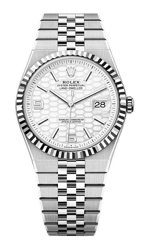 Rolex Land-Dweller Land-dweller 40mm Steel and White Gold