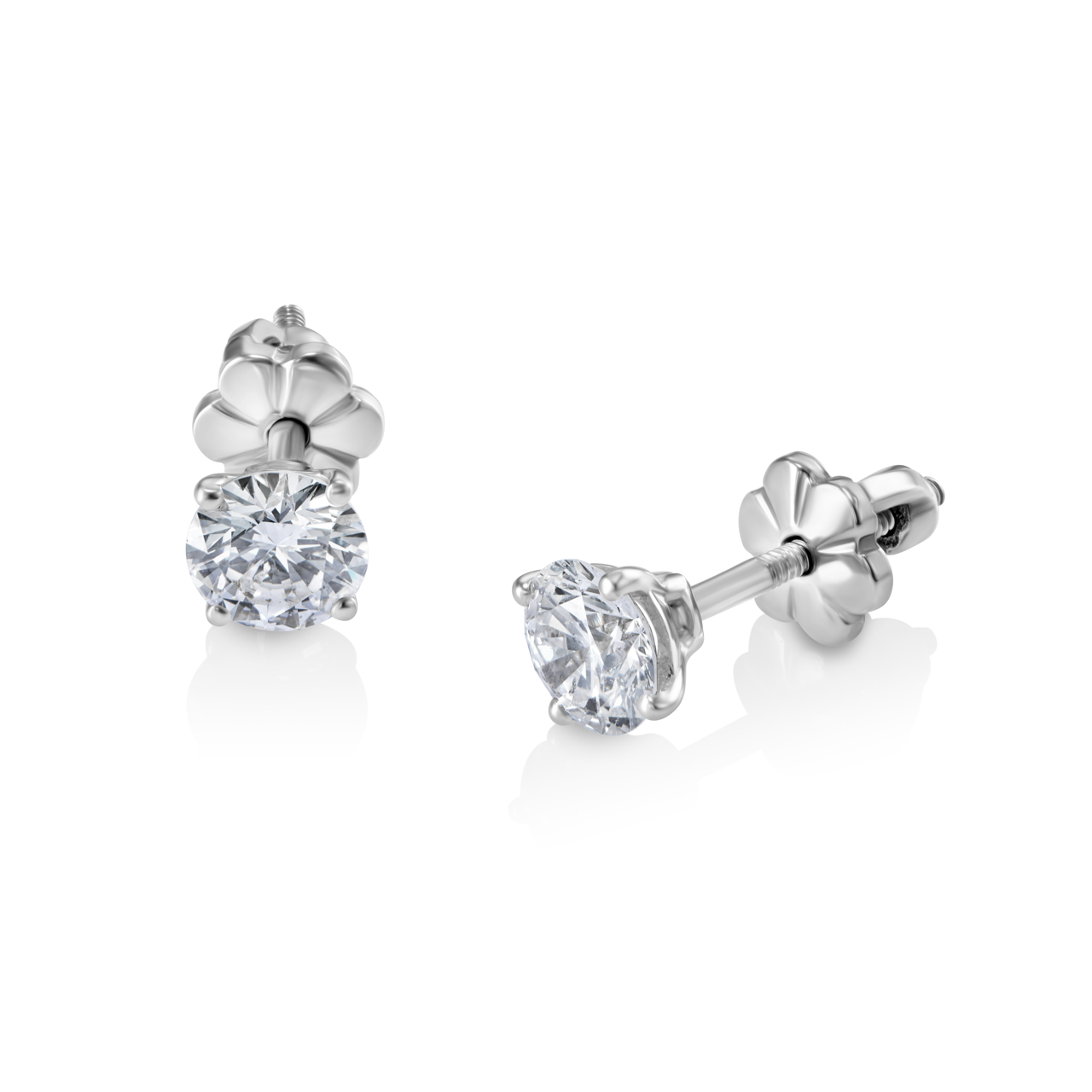 Серьги с бриллиантами 0,84ct