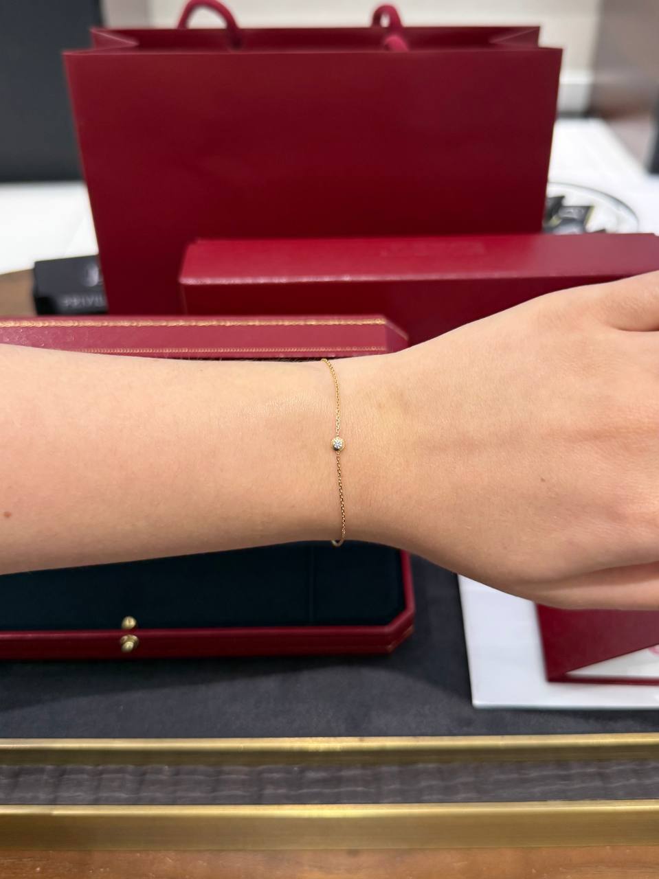 Браслет с бриллиантом Cartier d'Amour Mini Model