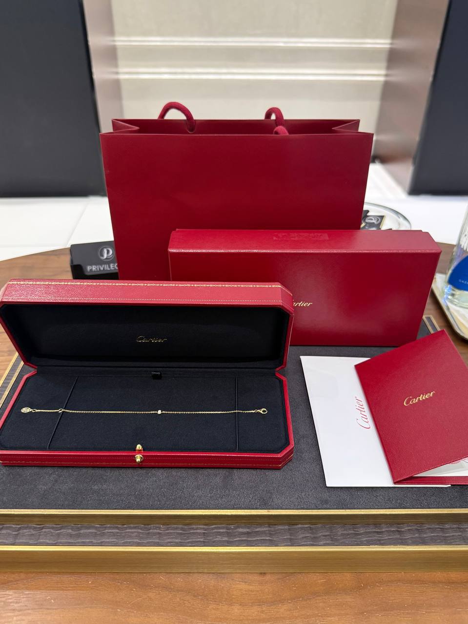 Браслет с бриллиантом Cartier d'Amour Mini Model