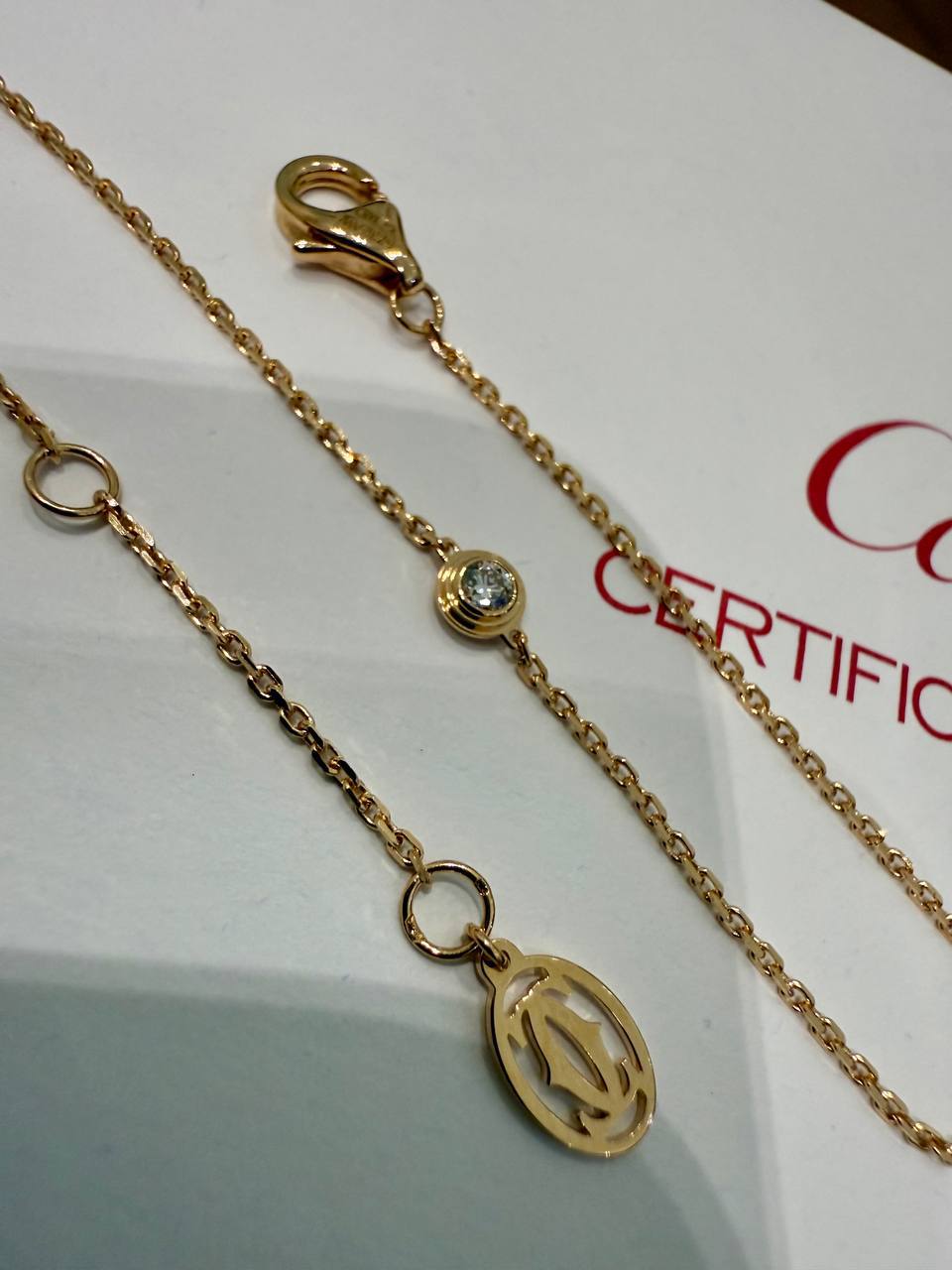 Браслет с бриллиантом Cartier d'Amour Mini Model