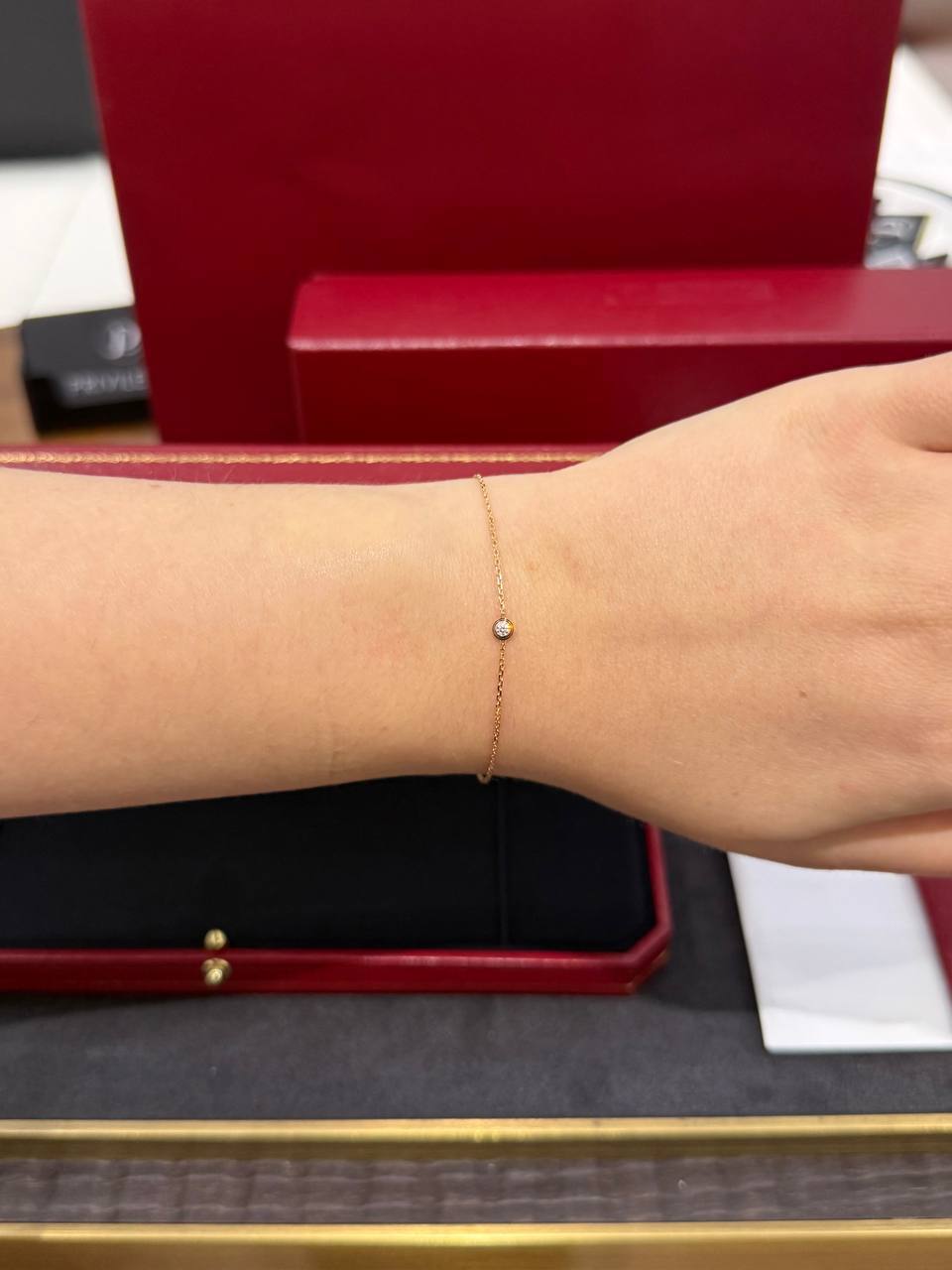 Браслет с бриллиантом Cartier d'Amour Mini Model