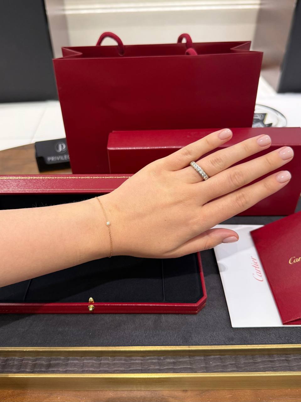 Браслет с бриллиантом Cartier d'Amour Mini Model