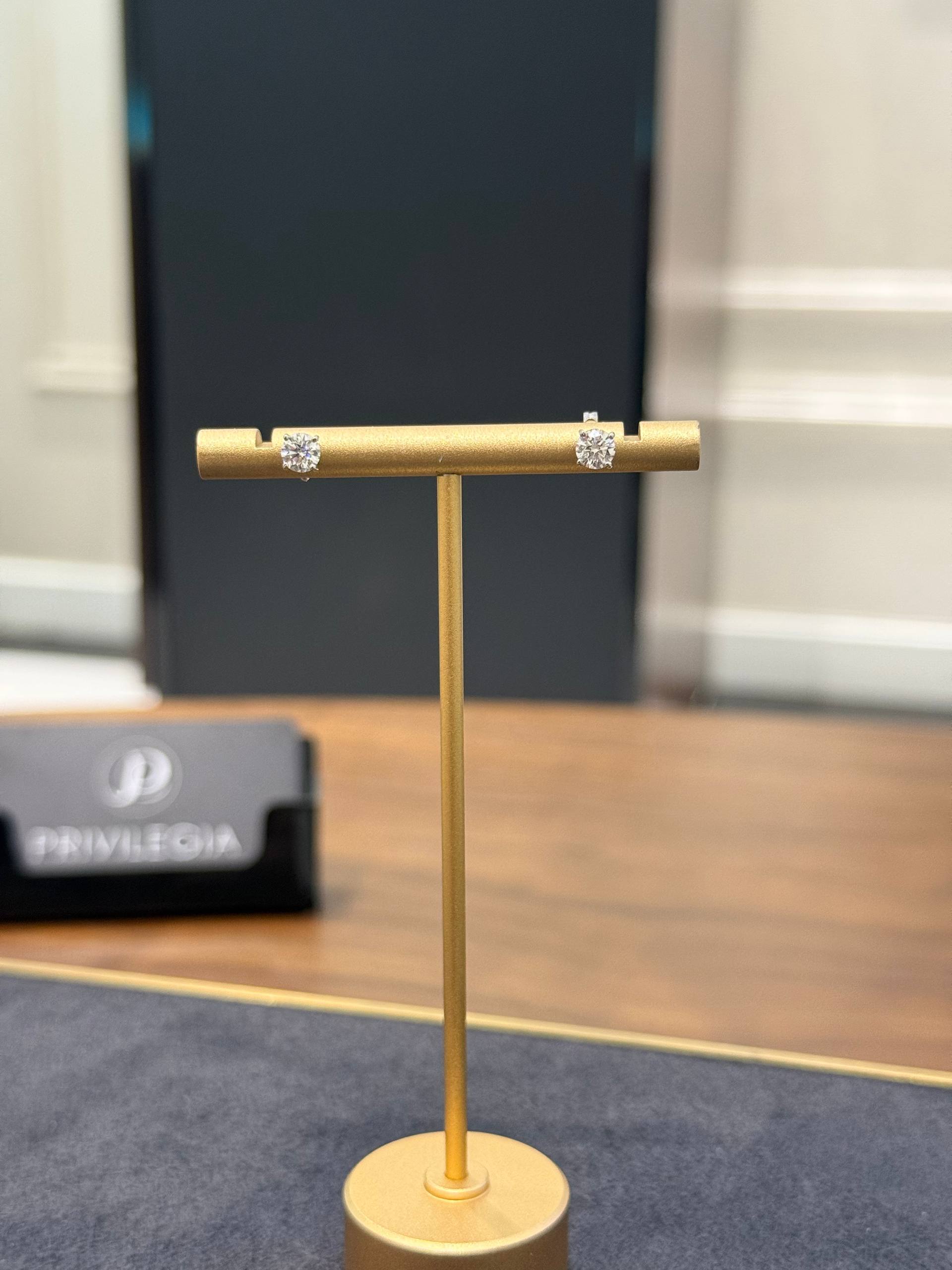 Серьги с бриллиантами 0,84ct