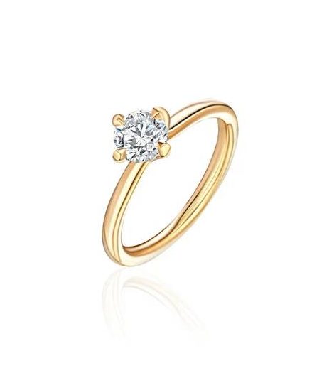 Кольцо с бриллиантом 0,50ct