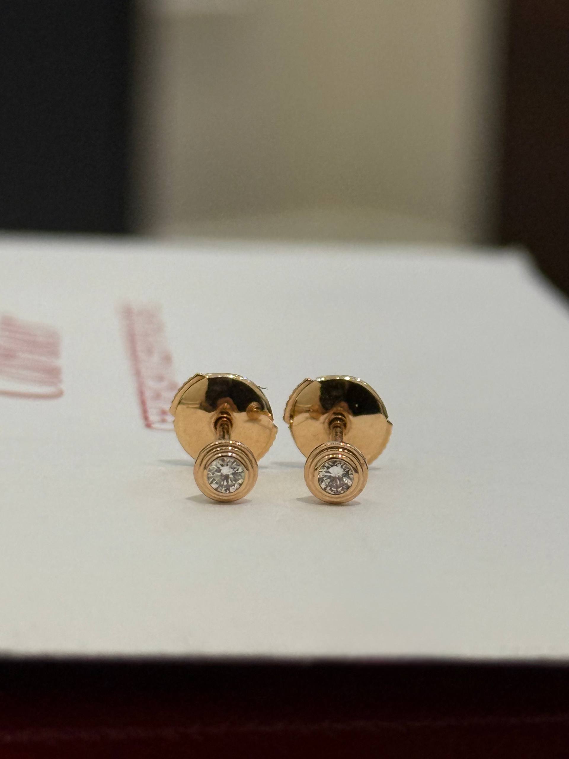 СЕРЬГИ CARTIER D’AMOUR MINI MODEL