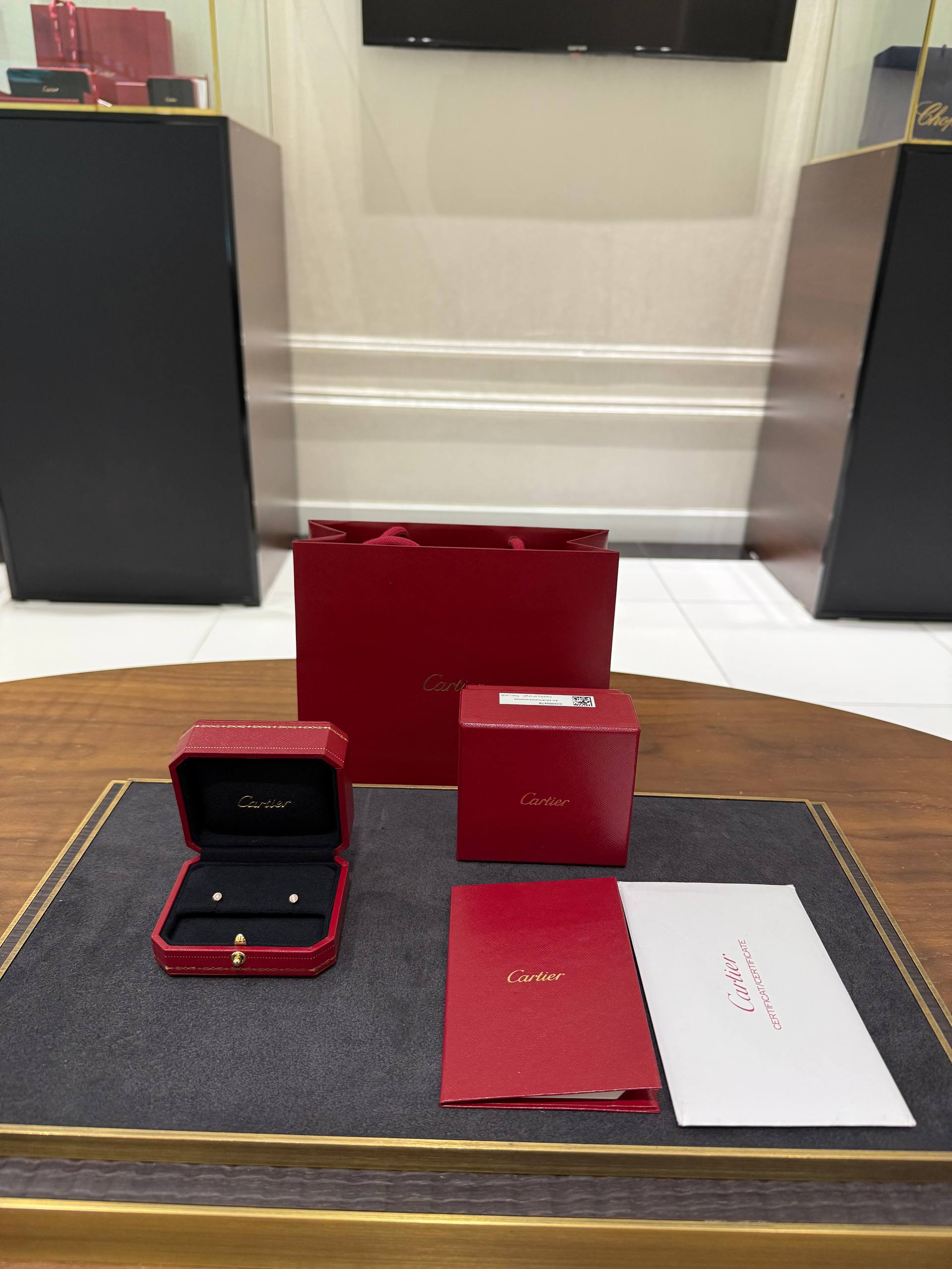 СЕРЬГИ CARTIER D’AMOUR MINI MODEL