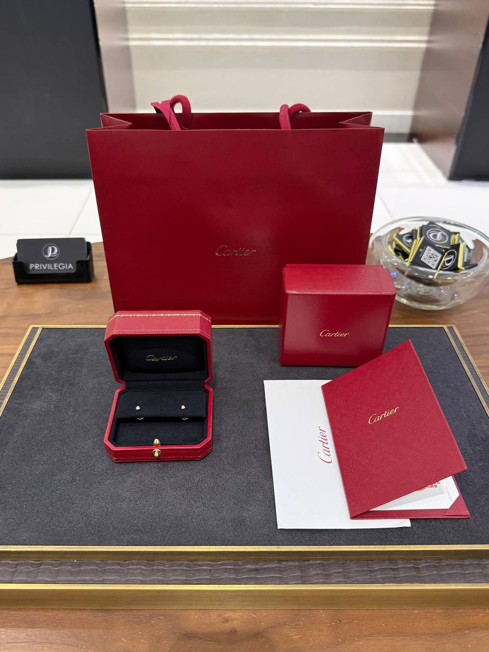 Серьги Cartier d'Amour Mini Model