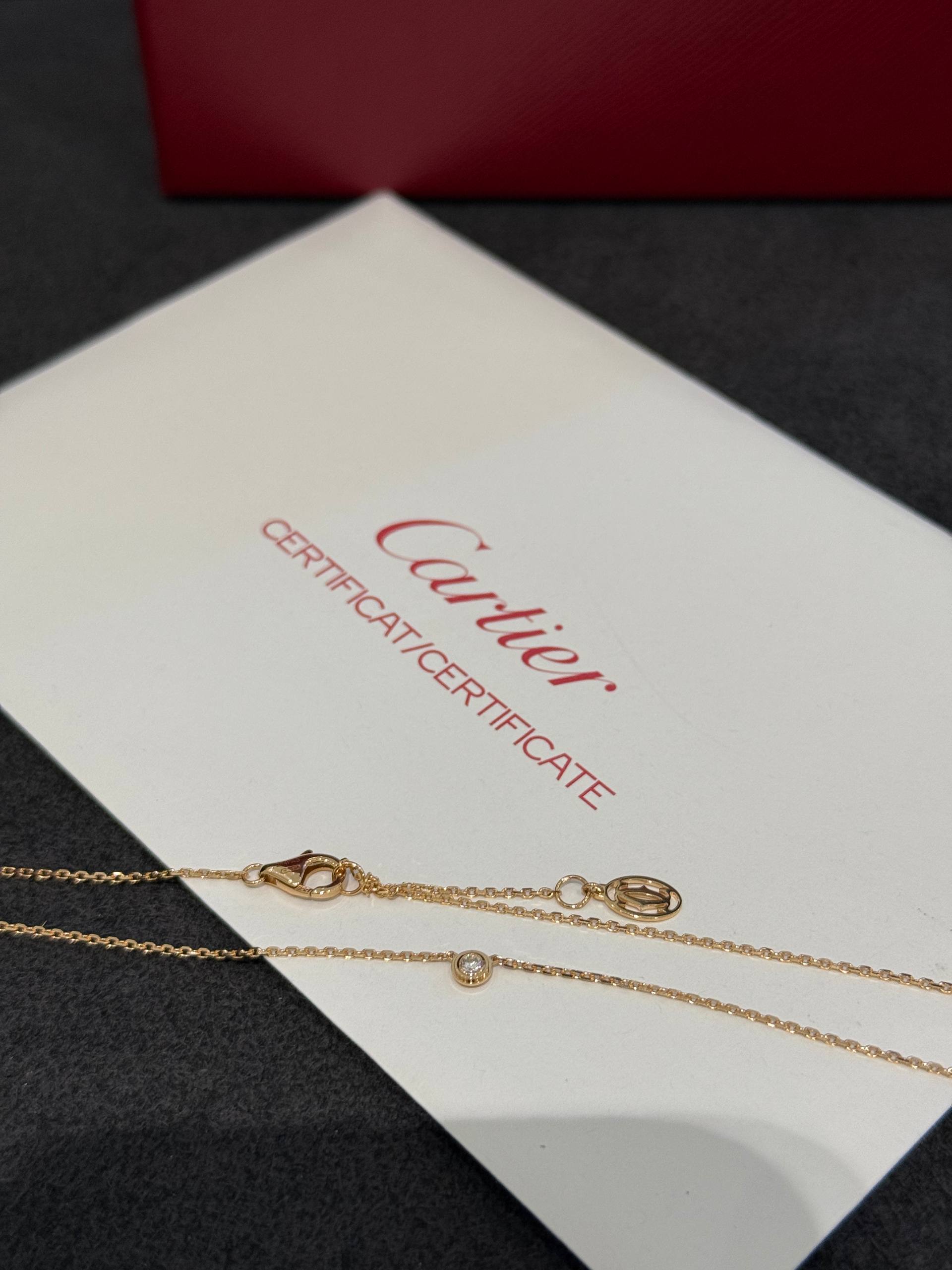 Подвеска с бриллиантом Cartier D'AMOUR Mini