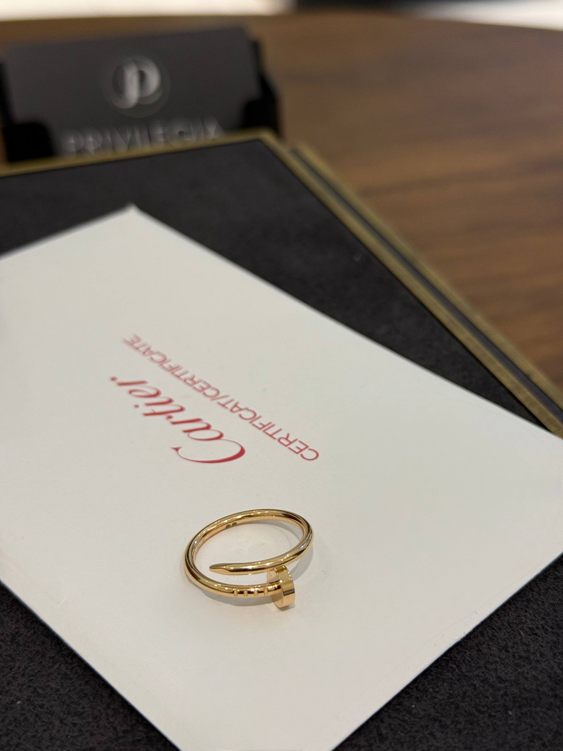 КОЛЬЦО CARTIER JUSTE UN CLOU SMALL MODEL