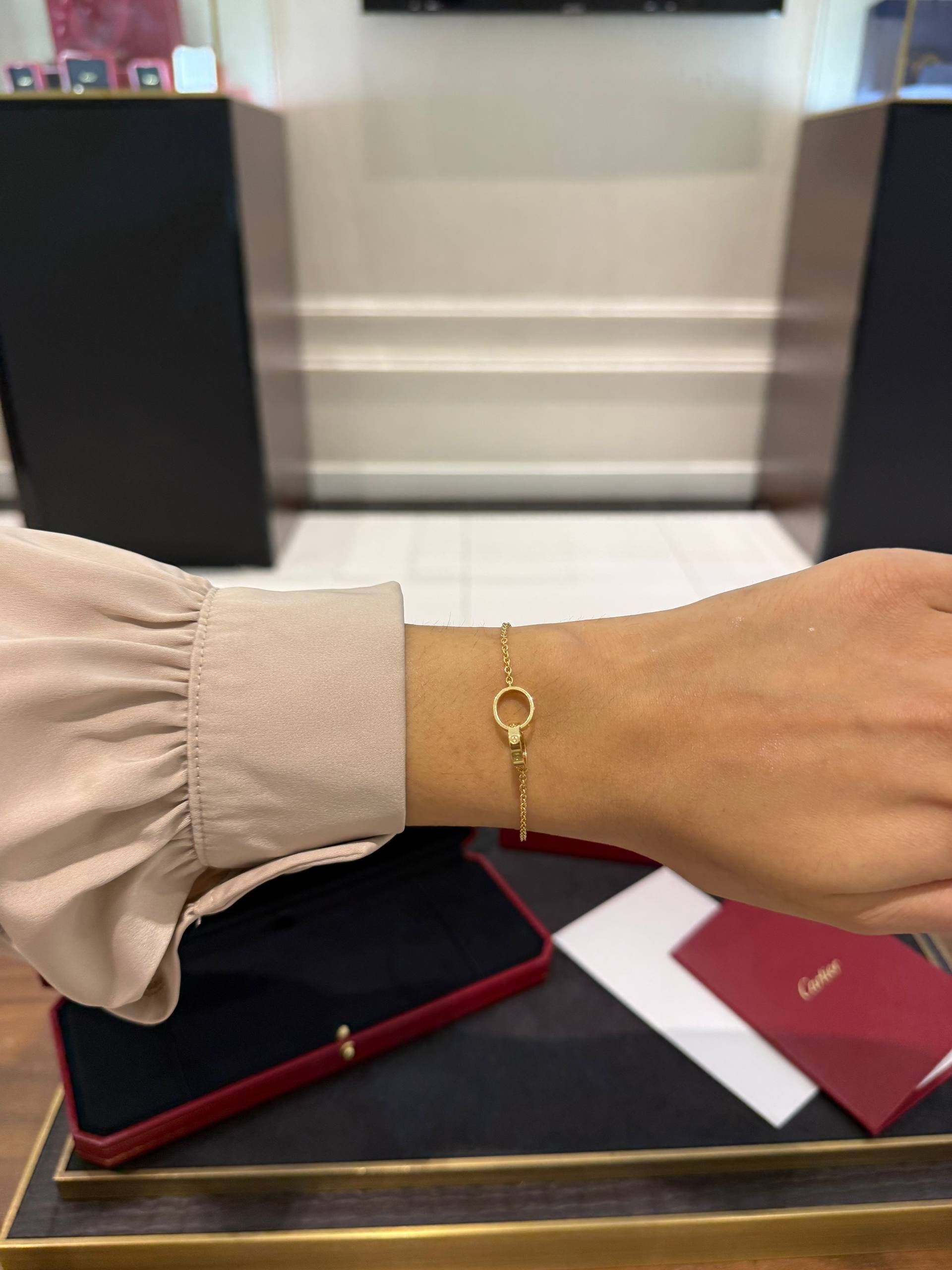 БРАСЛЕТ CARTIER LOVE, ON CHAIN