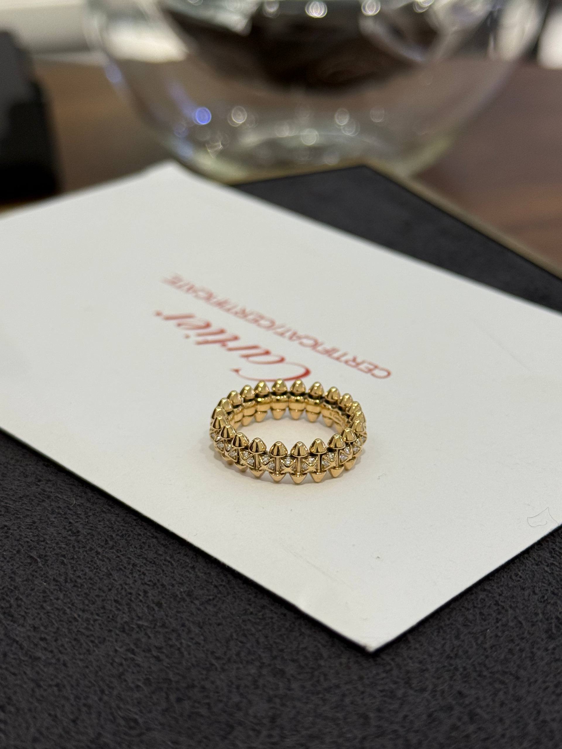 Кольцо Cartier CLASH DE CARTIER SMALL MODEL, PAVED