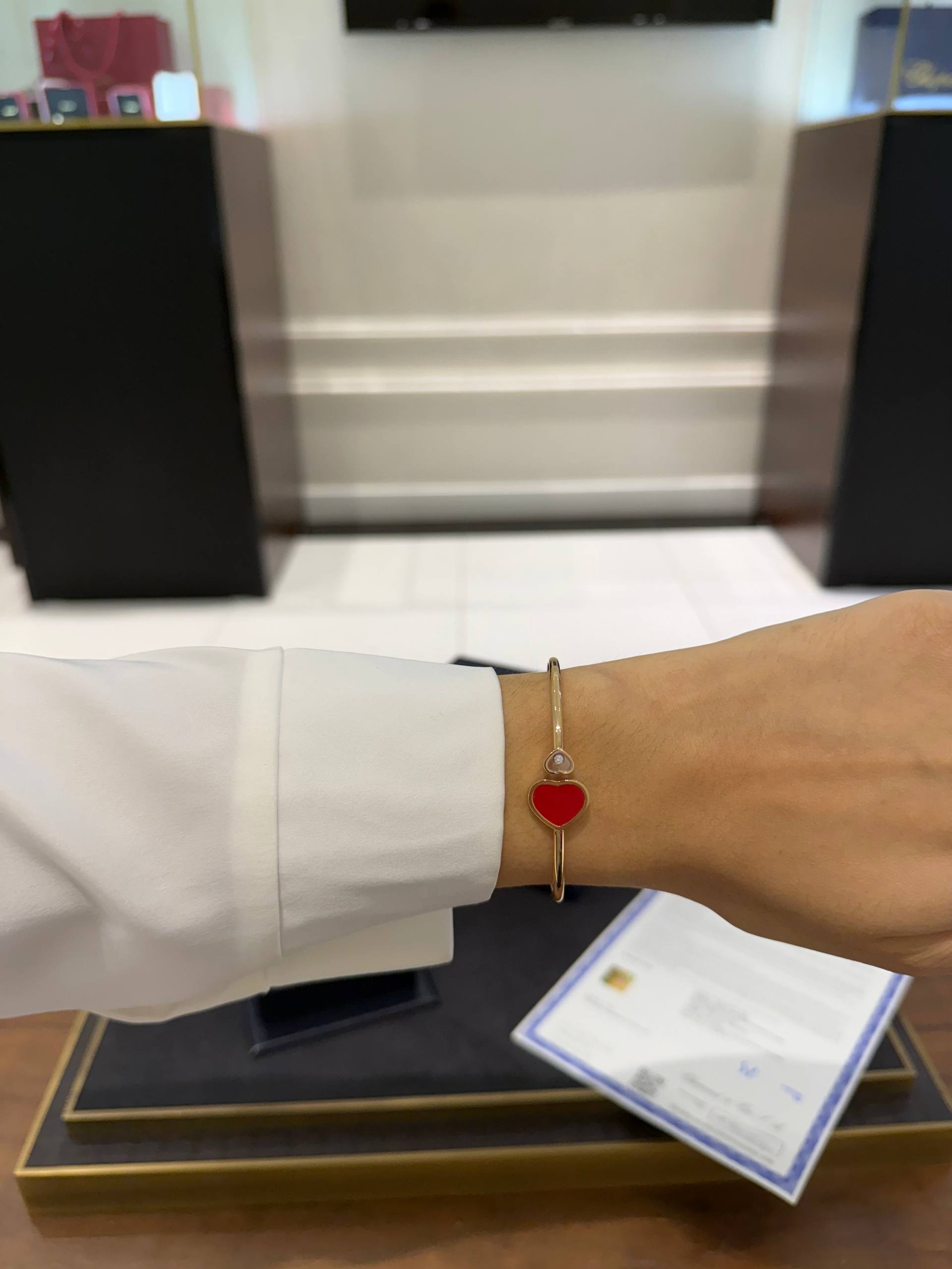 БРАСЛЕТ CHOPARD HAPPY HEARTS