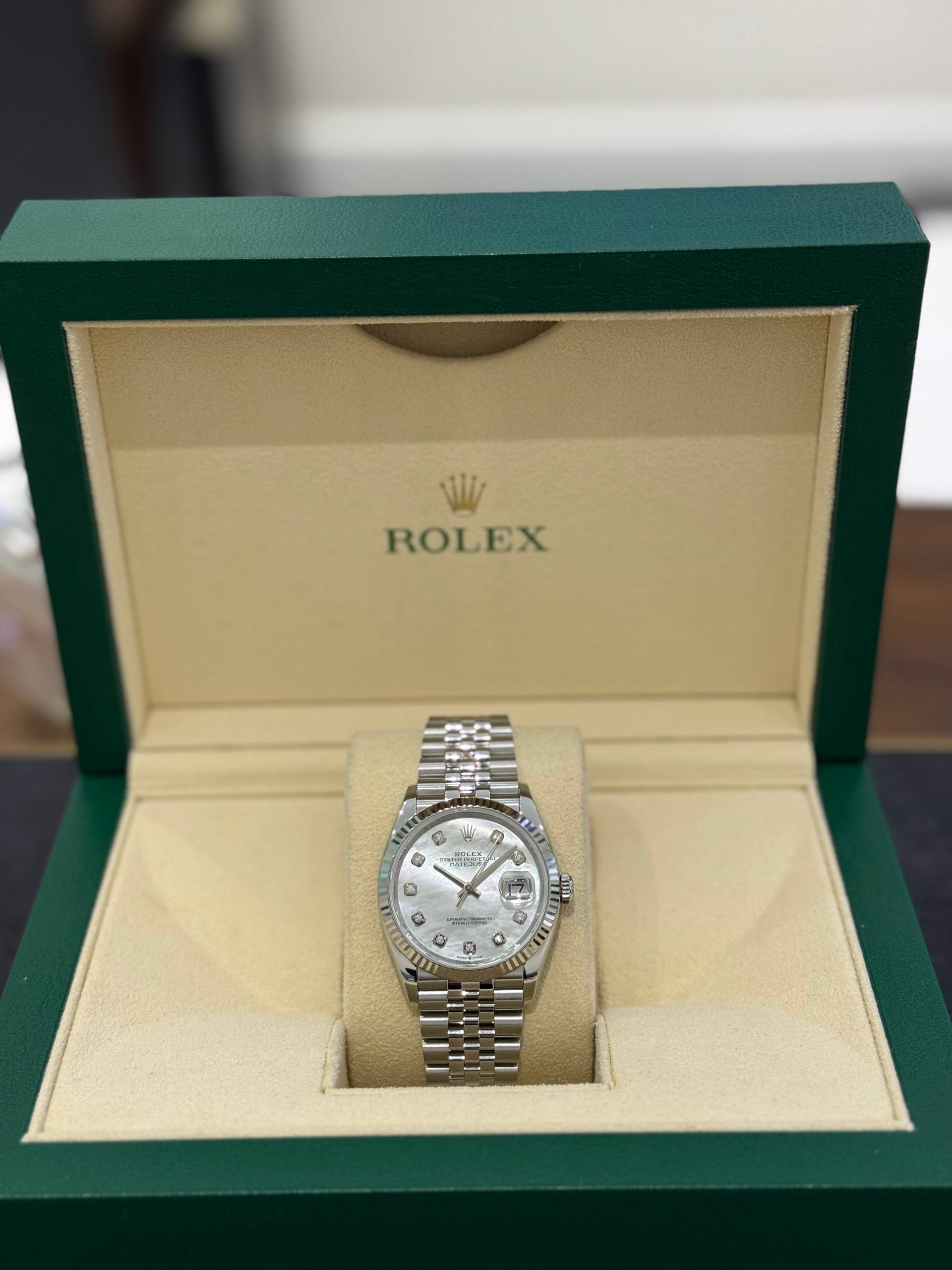 Rolex Datejust 36mm Steel and White Gold