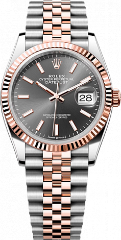 Rolex Datejust 36mm Steel and Everose Gold