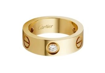 КОЛЬЦО С 3 БРИЛЛИАНТАМИ CARTIER LOVE CLASSIC