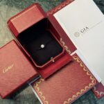 Кольцо Cartier с бриллиантом 1.23ct