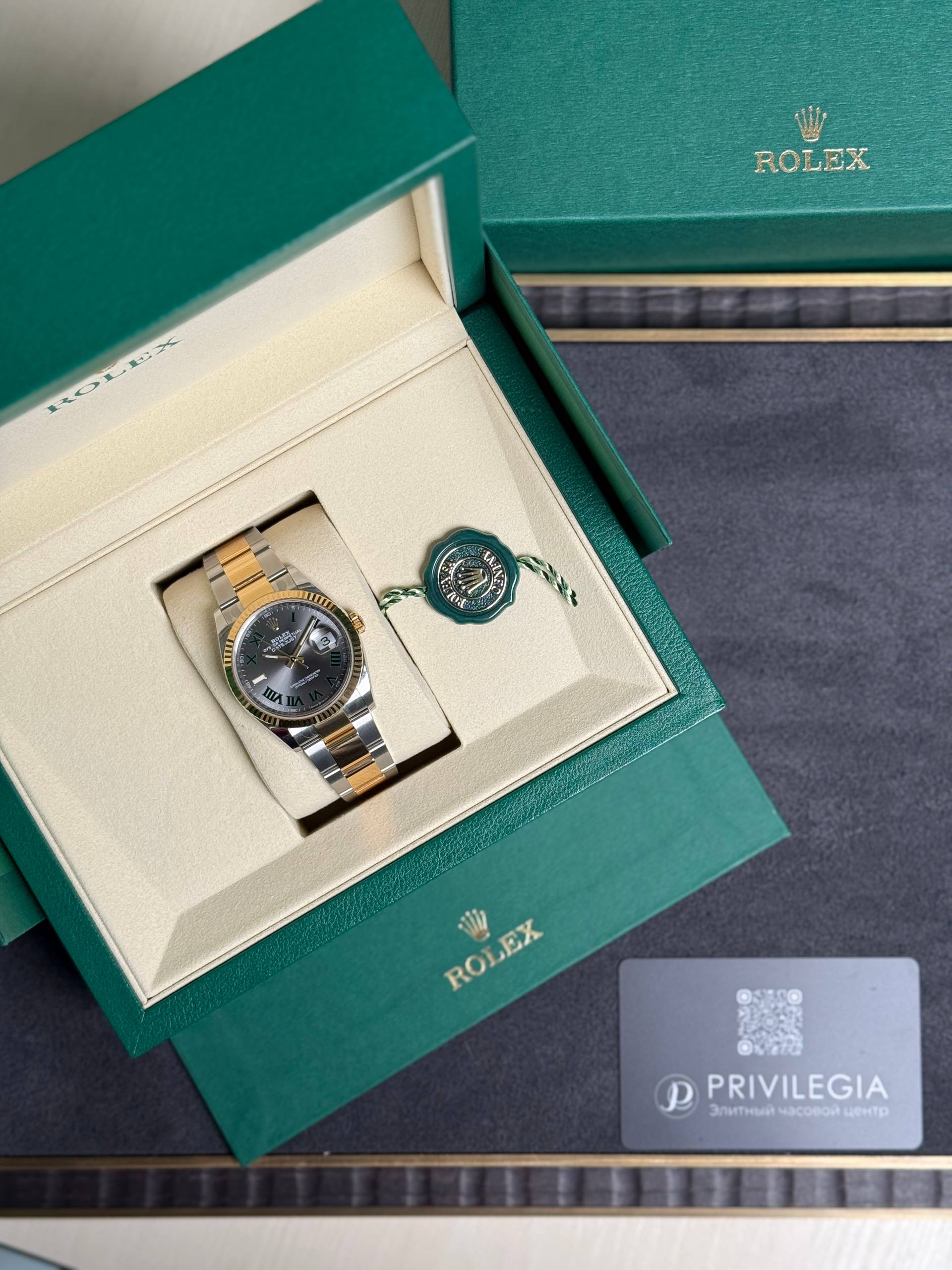 Rolex Datejust 36mm Steel and Yellow Gold