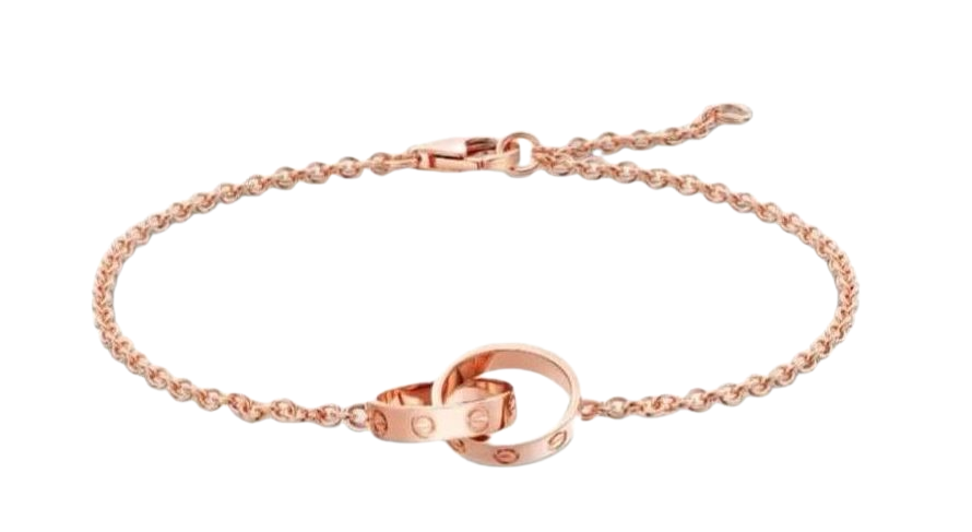 Браслет Cartier Love на цепи