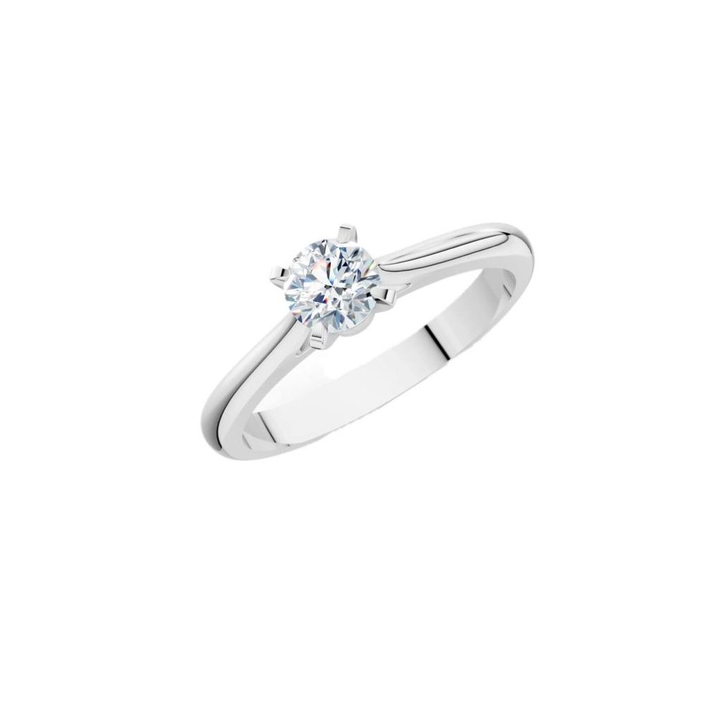 Кольцо с бриллиантом Tiffany & Co 0,30 ct.