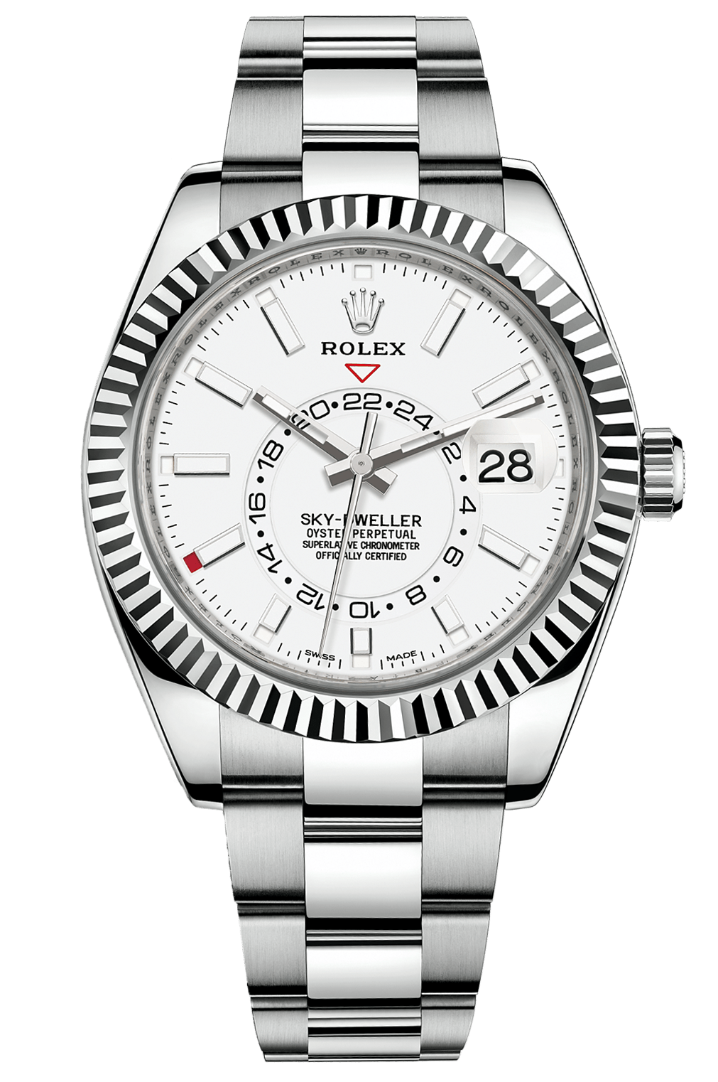 Rolex Sky-Dweller 42mm Steel and White Gold 326934-0001
