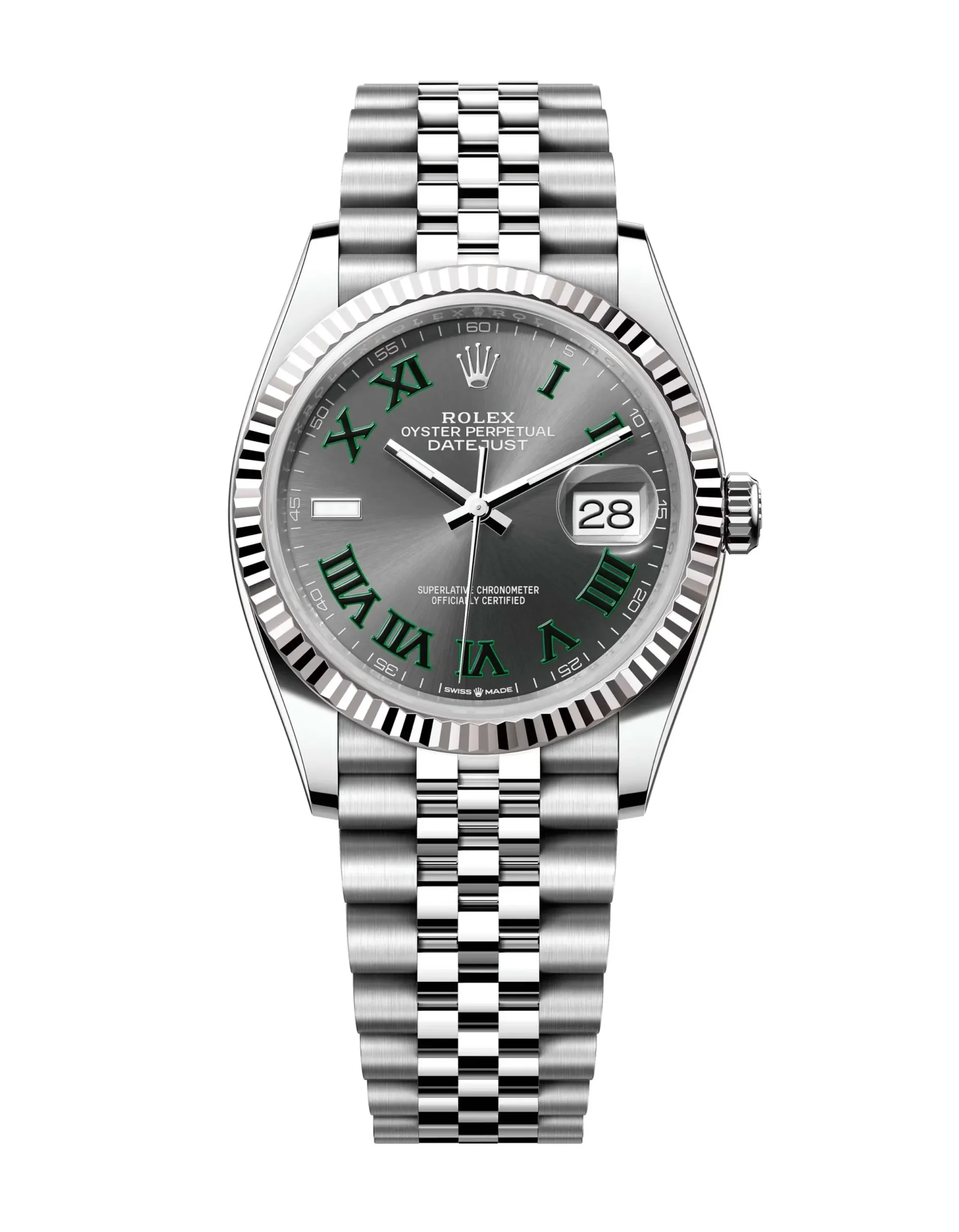 Rolex Datejust 36mm Steel and White Gold
