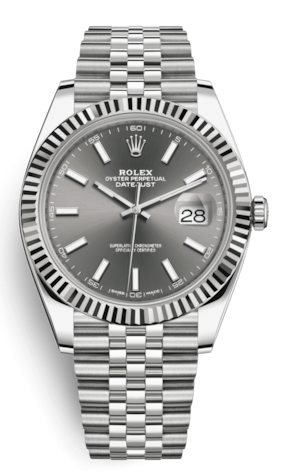 ROLEX DATEJUST 41MM STEEL AND WHITE GOLD