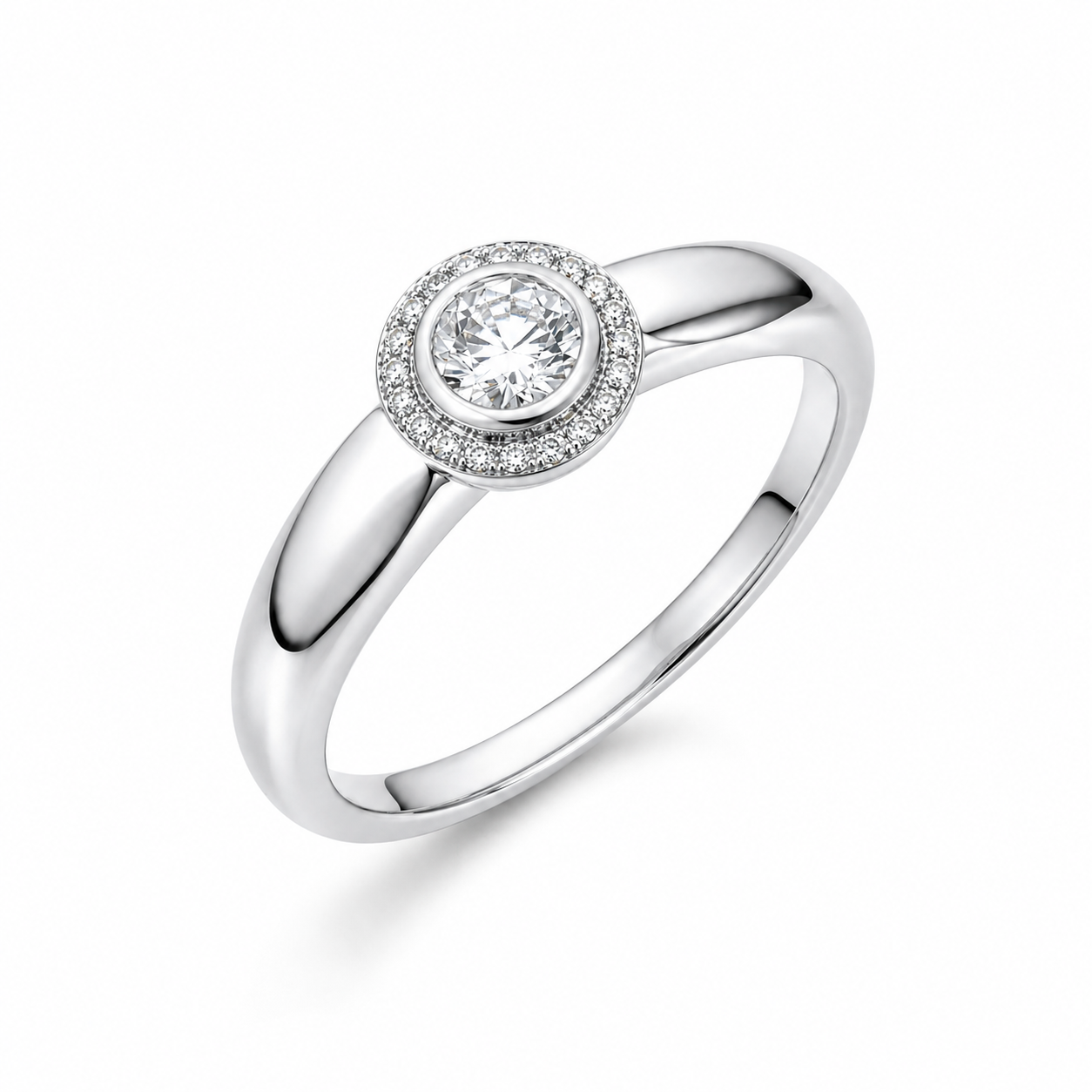 Кольцо с бриллиантами 0,51 ct