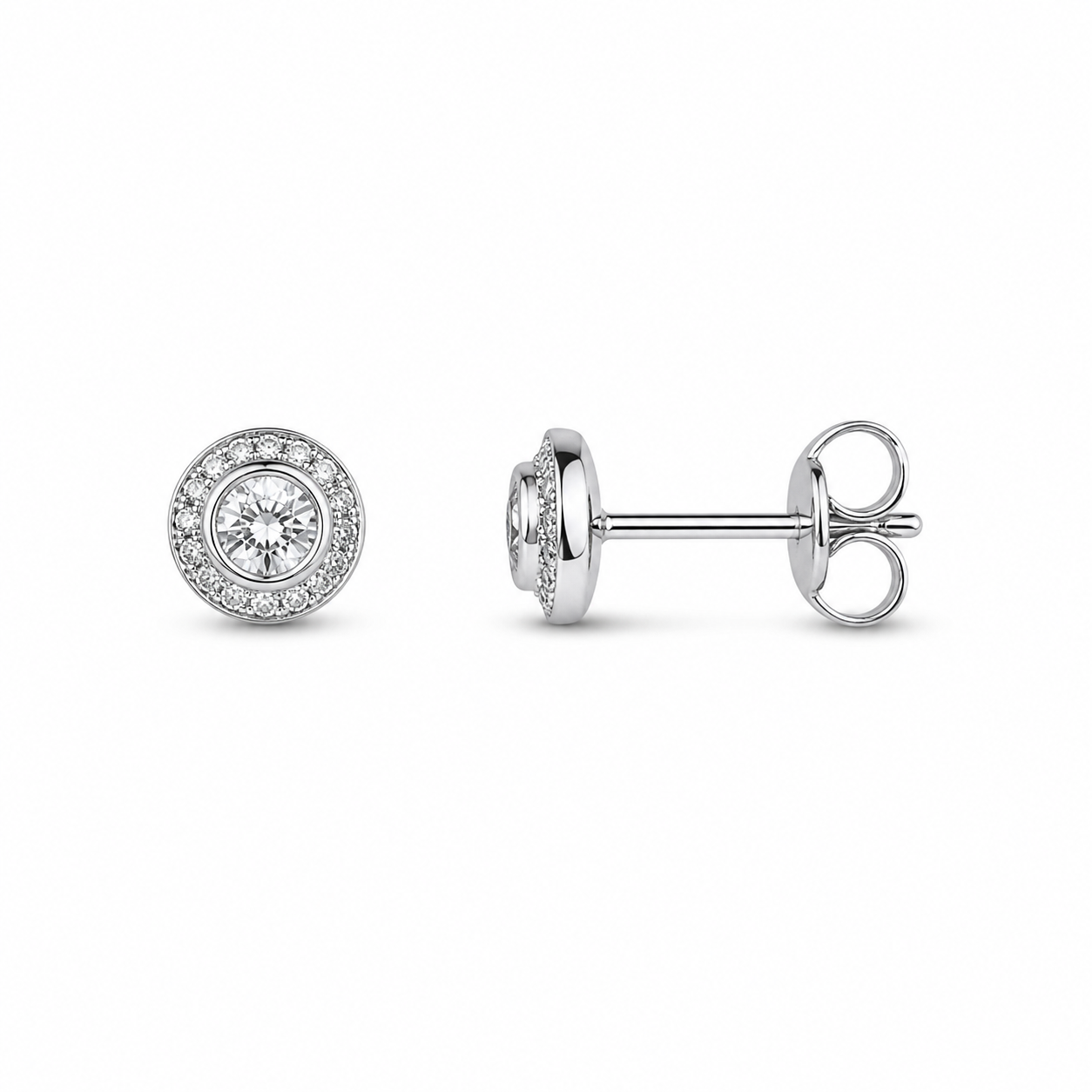Серьги с бриллиантами 0,39 ct