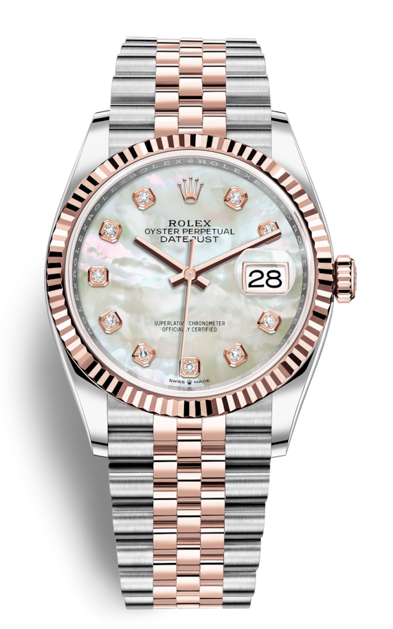 Rolex Datejust Datejust 36mm Steel and Everose Gold