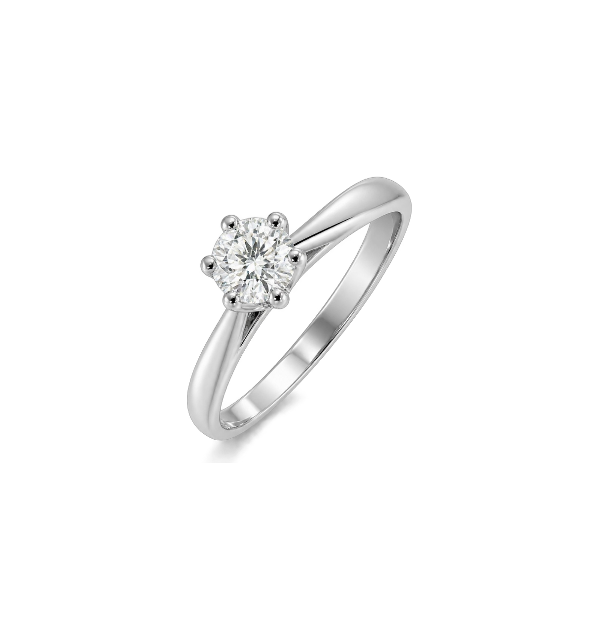 Кольцо с бриллиантом 0,36 ct.