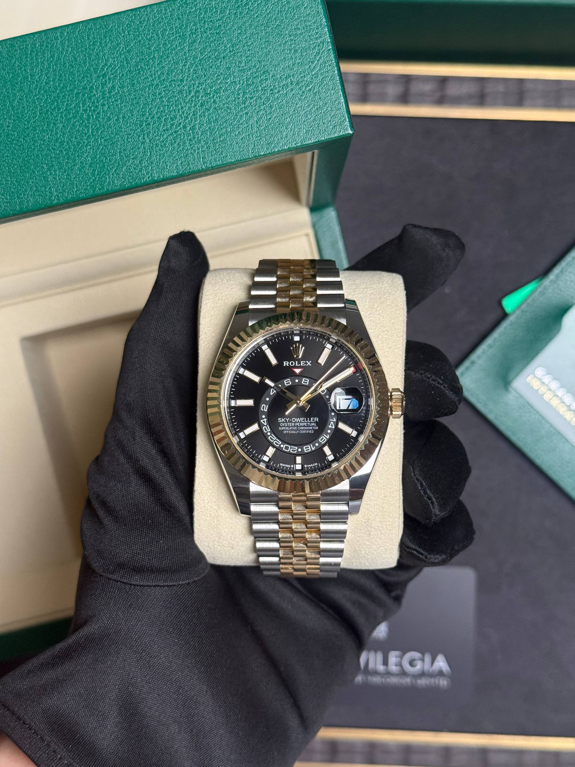 Rolex Sky-Dweller 42mm Steel and Yellow Gold