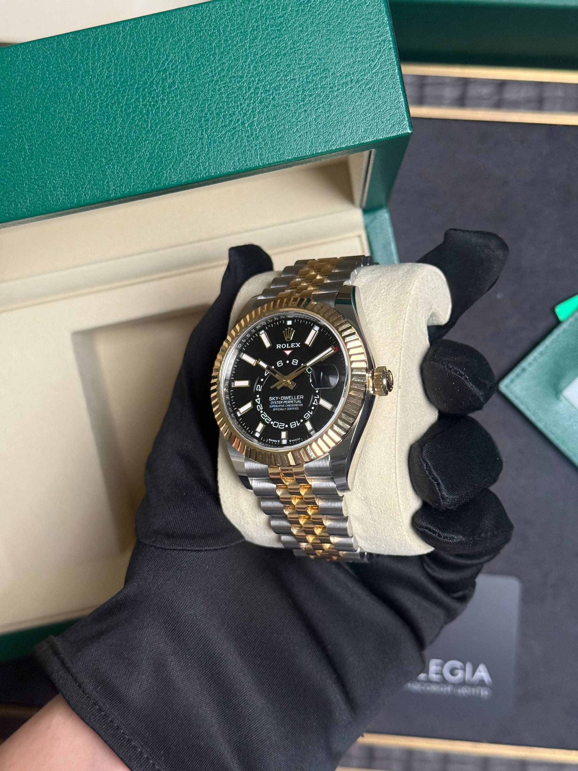 Rolex Sky-Dweller 42mm Steel and Yellow Gold