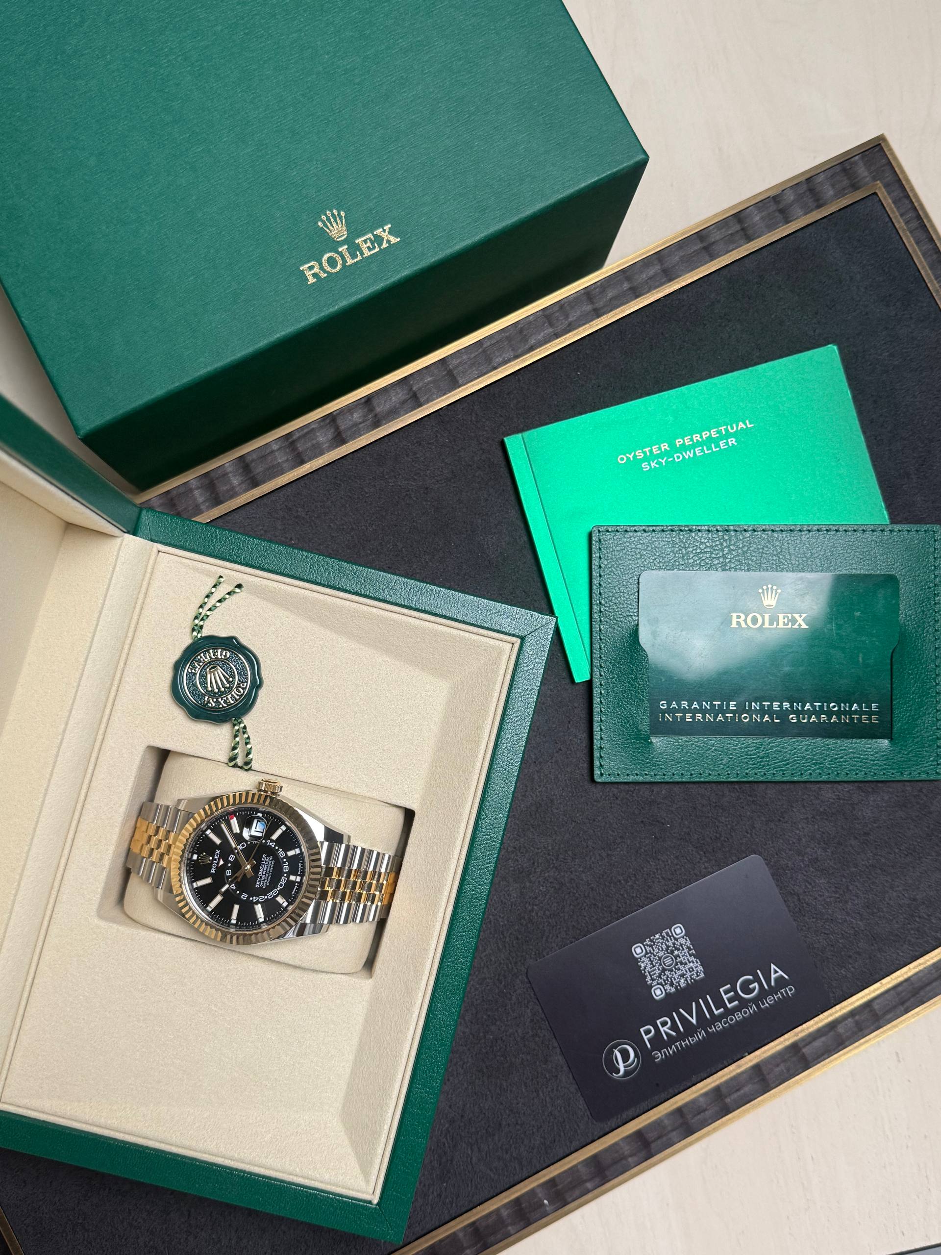 Rolex Sky-Dweller 42mm Steel and Yellow Gold