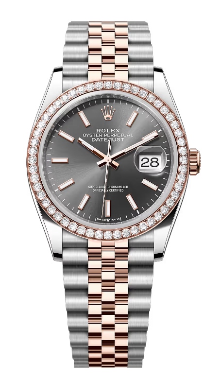 Rolex Datejust 36mm Steel and Everose Gold