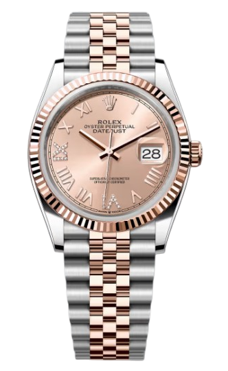 Rolex Datejust 36 mm Steel and Everose Gold