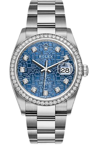 Rolex Datejust 36 mm Steel and White Gold
