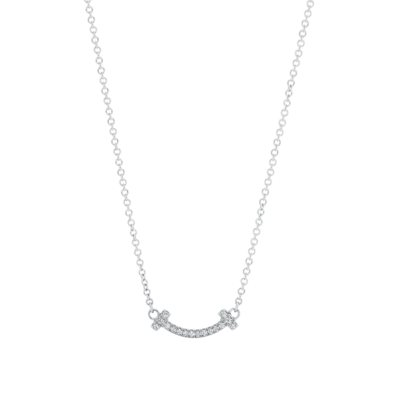 Подвеска Tiffany & CO Tiffany T Smile mini с бриллиантами