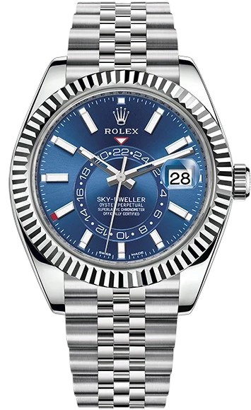 Rolex Sky Dweller 42 mm Steel and White Gold